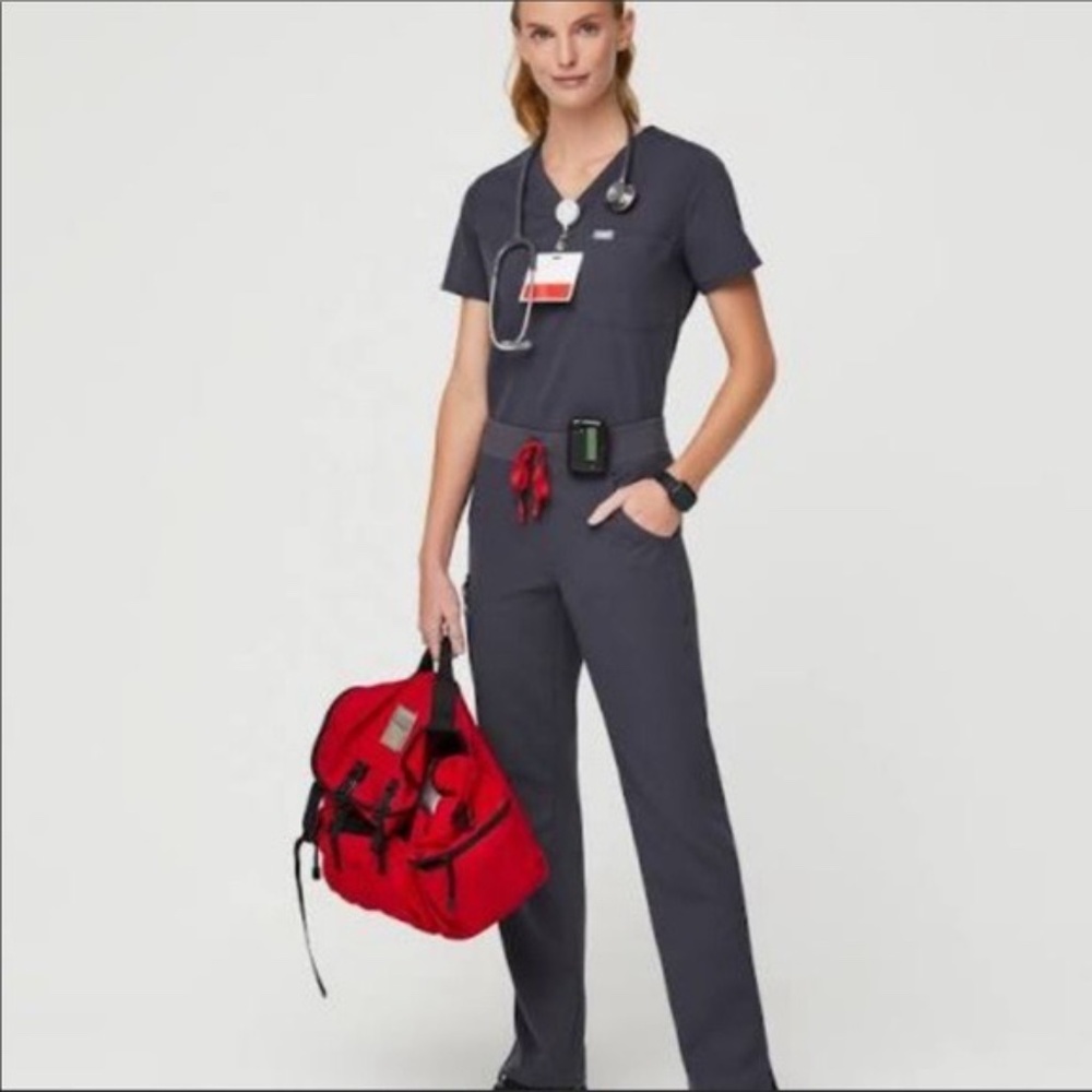 Limited Edition Charcol Figs one pocket top